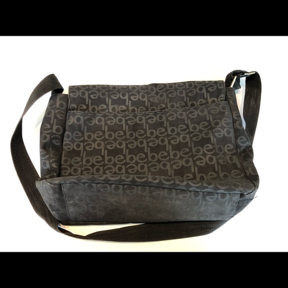 Bebe Large Messenger Computer Briefcase Bag - Picture 5 of 8